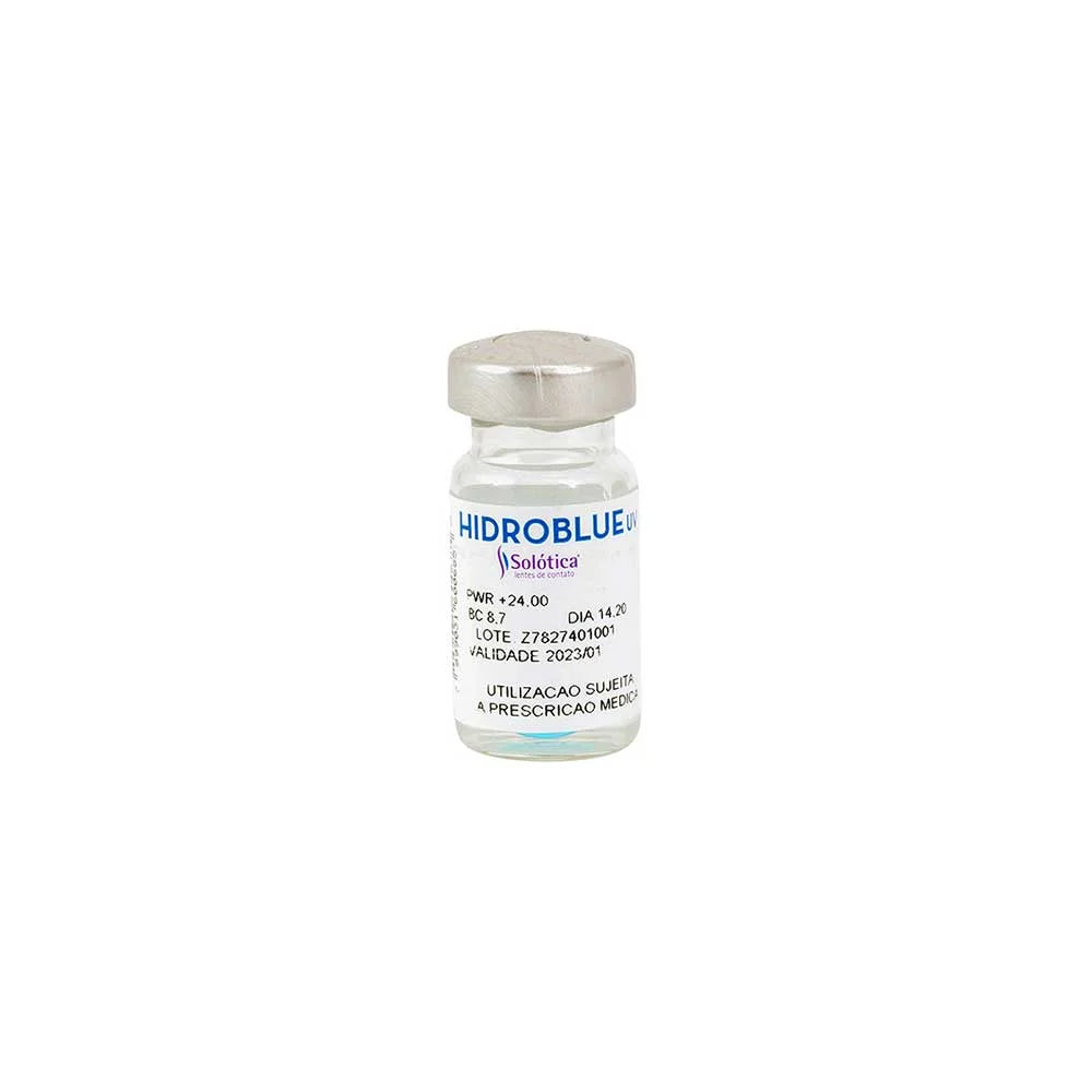 Lente de Contato Hidroblue UV Esférica Anual - Solótica