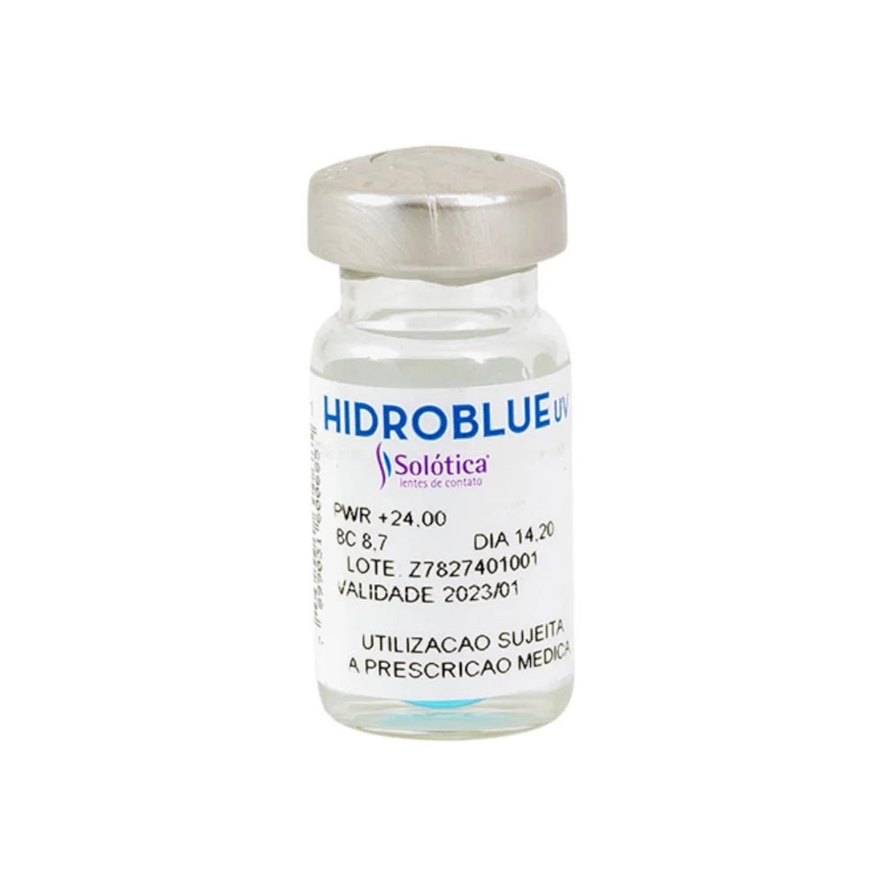 Lente de Contato Hidroblue UV - Grau Altos Esférica Anual - Solótica